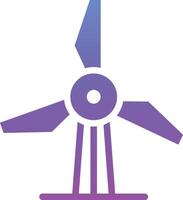 Symbol für Windmühlenvektor vektor