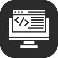 Vektorsymbol für die Webprogrammierung vektor