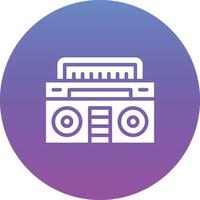 Symbol für Boombox-Vektor vektor