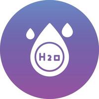 h2o-Vektorsymbol vektor