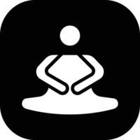 Symbol für Yoga-Vektor vektor