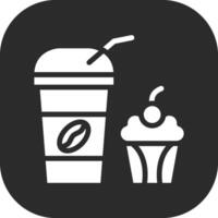 Kaffee Muffin Vektor Symbol