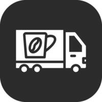 Kaffee LKW Vektor Symbol