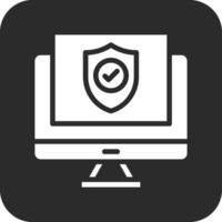 Sicherheit Monitore Vektor Symbol