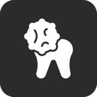 Zahn Infektion Vektor Symbol