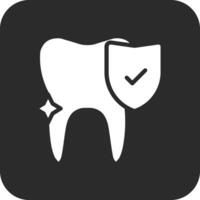tand skydd vektor ikon