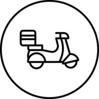 Lieferung Roller Vektor Symbol