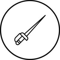 Rapier-Vektor-Symbol vektor