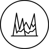 Berge-Vektor-Symbol vektor