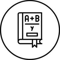 Algebra-Buchvektorsymbol vektor