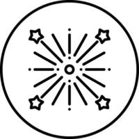 Hochzeit Feuerwerk Vektor-Symbol vektor