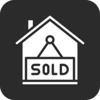 Eigentum verkauft Vektor Symbol