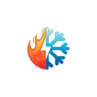 Feuer Wasser Logo Vektor