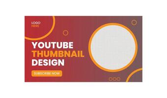 YouTube-Thumbnail-Design vektor
