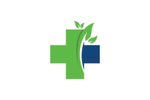 medizinisch Logo Design mit modern Konzept Prämie Vektor