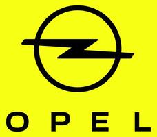 opel bil logotyp vektor illustration