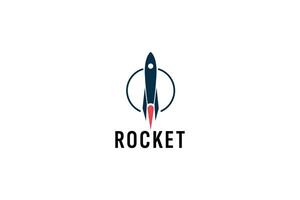 Rakete Logo Vektor Symbol Illustration