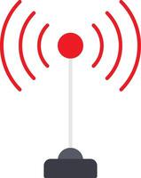 Antenne flaches Symbol vektor