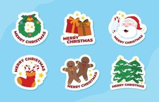 WeinachtsAufkleber Merry Christmas Weihnachtsmann 850 Sticker Xmas Weinachten 