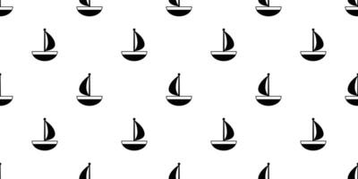 båt sömlös mönster vektor ankare roder pirat havs nautisk hav hav scarf isolerat upprepa tapet bricka bakgrund klotter design