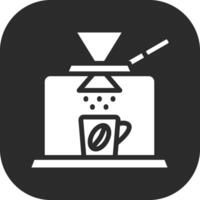 kaffe dripper vektor ikon