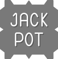 Jackpot-Vektor-Symbol vektor