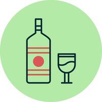 alkoholhaltig dryck vektor ikon