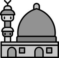 Moschee-Vektor-Symbol vektor