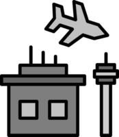 Flughafen-Vektor-Symbol vektor