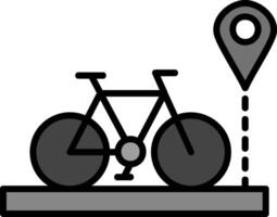 Fahrrad-Vektor-Symbol vektor