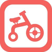 akrobatisk cykel vektor ikon
