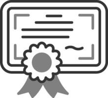 certifikat vektor ikon