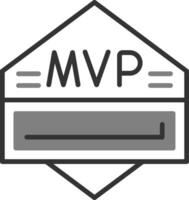 mvp vektor ikon