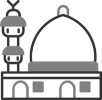 Moschee-Vektor-Symbol vektor