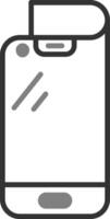 faltbar Smartphone Vektor Symbol