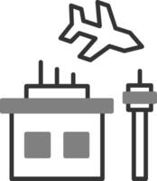 Flughafen-Vektor-Symbol vektor