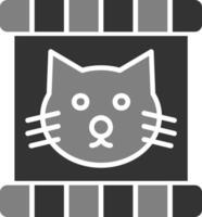 Katze Essen Vektor Symbol