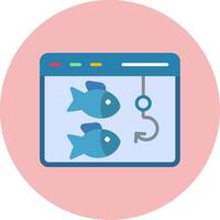 Phishing-Vektor-Symbol vektor