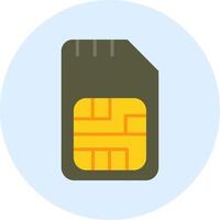 Vektorsymbol für die SIM-Karte vektor