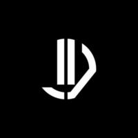 lv monogram logotyp cirkel band stil formgivningsmall vektor