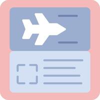 Vektorsymbol für Flugtickets vektor