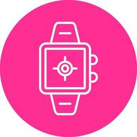 Smartwatch-Vektorsymbol vektor