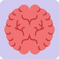 mänsklig hjärna vektor ikon
