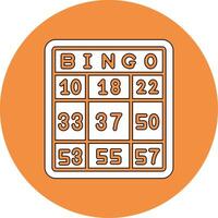 bingo vektor ikon