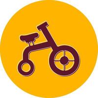 akrobatisch Fahrrad Vektor Symbol