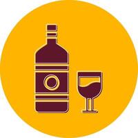 alkoholhaltig dryck vektor ikon