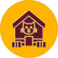 Haustier Haus Vektor Symbol