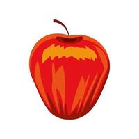 leckere Apfelfrucht vektor