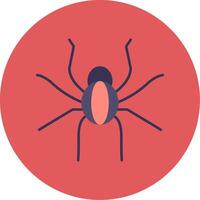 Spinne eben Kreis Symbol vektor