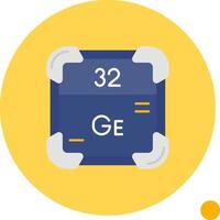 Germanium lange Kreis Symbol vektor